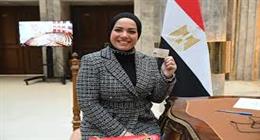 آية عبد الرحمن ونيفين إسكندر تؤديان اليمين الدستورية في مجلس النواب