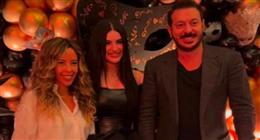 مصطفى شعبان يرزق بمولودته الأولى من هدى الناظر
