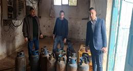 محافظ المنوفية: ضبط طن ونصف لحوم و100 أسطوانة غاز محظور تداولها