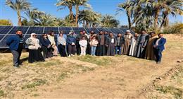 منظمة الغذاء العالمي تتفقد مشروعات تطوير الزراعة بالأقصر