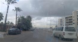 أمطار خفيفة في الإسكندرية.. ورئيس «الصرف الصحي» يتفقد المحطات