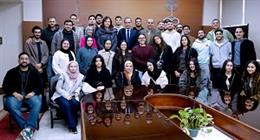 بصحبة «المسلماني».. وفد من الجامعة الأمريكية يزور ماسبيرو ويتفقد مراكز الأخبار