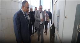 نائب محافظ المنيا يتفقد محطة معالجة صرف صحي الظهير الصحراوي