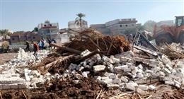 إزالة 98 حالة تعد بالبناء المخالف في سمالوط بالمنيا ضمن الموجة الـ28 
