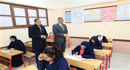 بمشاركة 217 ألف طالب.. محافظ الجيزة يتفقد لجان امتحانات الشهادة الإعدادية