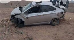 مصرع شاب في انقلاب سيارة ملاكي بالبحر الأحمر