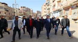 محافظ الجيزة: تطوير ورصف طريق جسر المنوات بالحوامدية بطول 2 كم