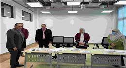 رئيس جامعة بنها الأهلية يتفقد مناقشات مشاريع تخرج أول دفعة بكلية الهندسة
