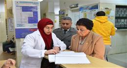 نائب وزير الصحة والسكان تتفقد عددا من المنشآت الطبية في الفيوم 