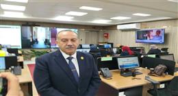 محافظ أسيوط يتابع انتخابات مجلس النواب من غرفة العمليات المركزية