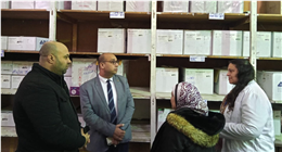 وكيل صحة الإسكندرية يتفقد المخزن الاستراتيجي للأدوية ويوجه برفع كفاءة التخزين