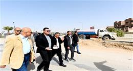 وزير الإسكان يتفقد أعمال تطوير ورفع كفاءة الطرق في حدائق أكتوبر