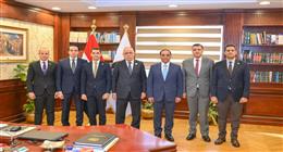 النائب العام يستقبل رئيس الاستئناف لنيابة الأموال العامة العليا لعرض الكشوف ربع السنوية