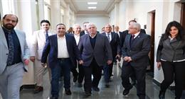 وزير التعليم العالي يتفقد جامعة اللوتس بالمنيا