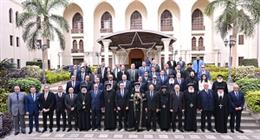 البابا تواضروس يستقبل رئيس وأعضاء مجلس القضاء الأعلى والنائب العام 