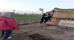 محافظ القليوبية يحيل مسؤولي قرى وجمعيات زراعية للتحقيق بعد انهيار مبنى بالقناطر