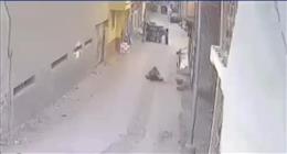 لحظة سقوط أسطوانة بوتاجاز من بلكونة على رضيعة الغربية ووالدتها (فيديو)