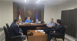 نائب محافظ دمياط تبحث تعزيز التغطية مع «اتصالات إي آند مصر»