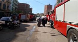 حريق مخزن مخلفات كرتون وبلاستيك بسبب «عقب سيجارة» في الجيزة
