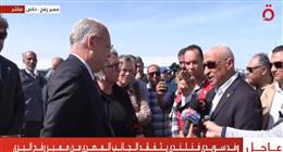 محافظ شمال سيناء لـ وفد سويدي فنلندي في معبر رفح: على إسرائيل فتح مسارات إنسانية في غزة