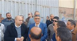محافظ الجيزة يتفقد جهود تطهير «مصرف رشاح أبو عوض» في الهرم