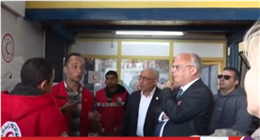 تفاصيل جولة سفيري فنلندا والسويد للمركز اللوجيستي للمساعدات بالعريش