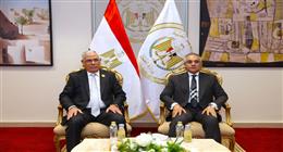 وزير العدل يستقبل النائب العام للتهنئة بتولي مهام منصبه
