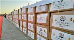 قافلة «الجبهة الوطنية» تستعد بمليون كرتونة مواد غذائية للمحافظات بالتزامن مع رمضان