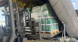 الهلال الأحمر المصري يتسلم طائرة مساعدات سعودية مخصصة لقطاع غزة