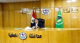 نائب محافظ المنيا يتابع معدلات تنفيذ مشروعات «حياة كريمة»
