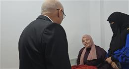 محافظ شمال سيناء يزور الجرحى الفلسطينيين في مستشفى الشيخ زويد المركزي
