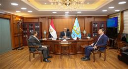 محافظ كفر الشيخ يبحث مع وفد البنك الأهلي سبل دعم جهود التنمية الاقتصادية