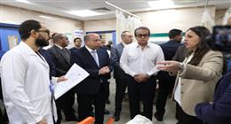 وزير الصحة يتفقد النموذج المرجعي لرعاية السكتة الدماغية بمستشفى القناطر الخيرية