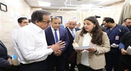 وزير الصحة يتفقد النموذج المرجعي الأول لرعاية السكتة الدماغية بمستشفى القناطر الخيرية 