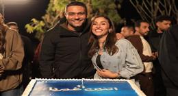 فريق عمل مسلسل اتنين غيرنا يحتفل بانتهاء التصوير 