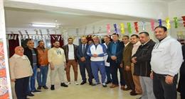 نائب رئيس جامعة أسيوط يشارك طالبات المدن الجامعية والعاملين إفطار رمضان