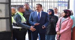 محافظ بورسعيد يتفقد محطة الصرف الصحي R1 بعد رفع كفاءتها