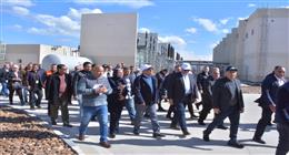 وزير الكهرباء يتفقد محطة محولات برج العرب الترفيهية