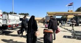 تحرك دفعة جديدة من الفلسطينيين العائدين إلى قطاع غزة عبر معبر رفح
