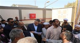 محافظ أسوان يطلق التشغيل التجريبي لمحطة رفع الصرف الصحي في قرية البحيرة