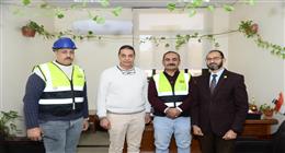 مستشفى الإصابات بجامعة أسيوط يجري تجربة محاكاة للإخلاء في حال حدوث حريق