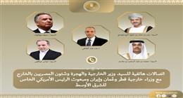 اتصالات مكثفة بين وزير الخارجية ونظرائه في قطر وعمان وإيران والمبعوث الأمريكي للشرق الأوسط 
