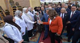 وزيرة التنمية المحلية تفتتح مجزر السنبلاوين الآلي في الدقهلية