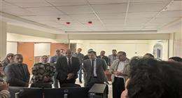 قيادات القابضة للكهرباء يتابعون منظومة العدادات الذكية بتوزيع شمال الدلتا