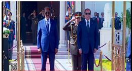 الرئيس السيسي يستقبل نظيره الصومالي حسن شيخ محمود في قصر الاتحادية