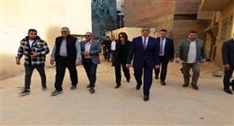 محافظ الجيزة يتفقد شارع العريش.. تجهيزات جارية بالموقع البديل للباعة الجائلين