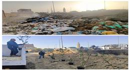 محافظ الجيزة: تحويل طريق الصرف بأرض اللواء من بؤرة للمخلفات إلى مُمهد ونظيف 