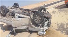 إصابة 3 أشخاص في حوادث طرق بمحافظة مطروح
