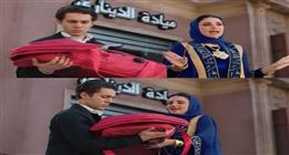 على طريقة «ابن حميدو».. فيديو كوميدي من كواليس مسلسل علي كلاي بين درة وعمر رزيق