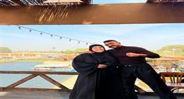حماة علي كلاي تتفاعل مع جمهورها بصورة مع أحمد العوضي: أنا فرحانة